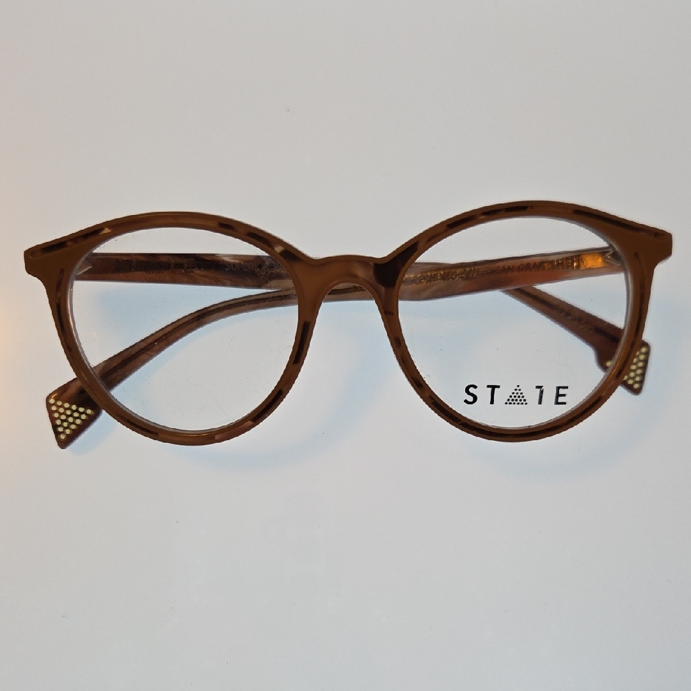 STATE Women's Tortoise Shell Round Glasses